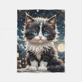 Fluffy Kitten Fleecedecke