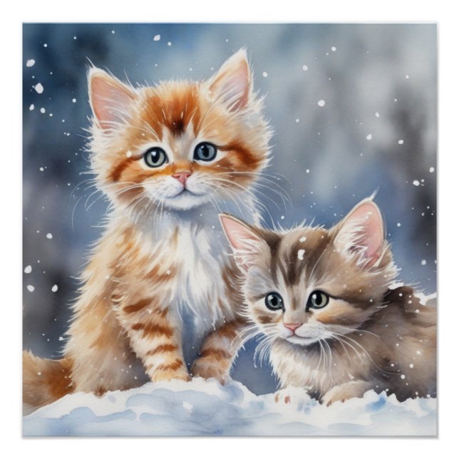 Fluffy Kittens Poster (Vorderseite)