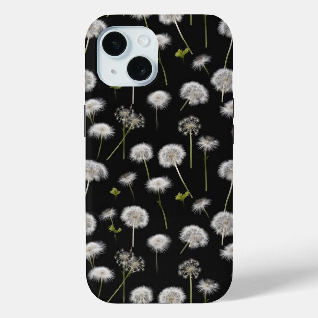 Fluffy Leuchten auf schwarz Case-Mate iPhone Hülle (Rückseite)