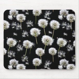 Fluffy Leuchten auf schwarz Mousepad