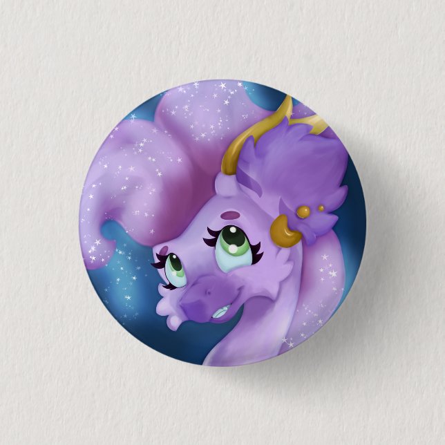 Fluffy Overlord Button (Vorderseite)