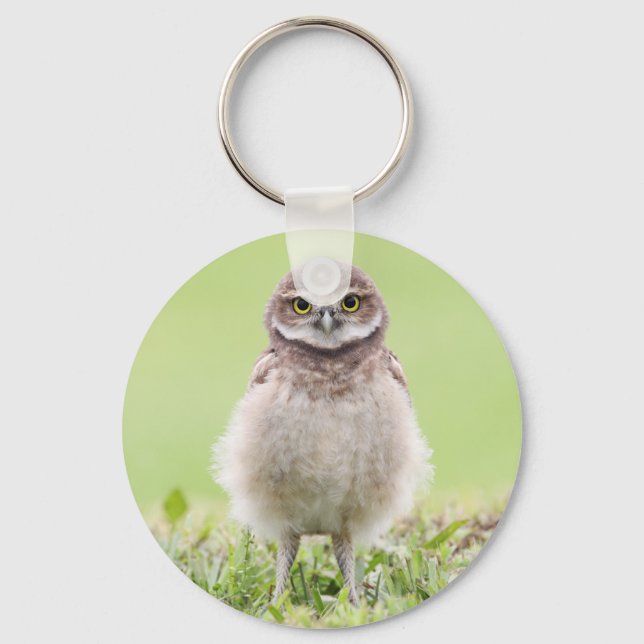 Fluffy Owlet Schlüsselanhänger (Vorderseite)