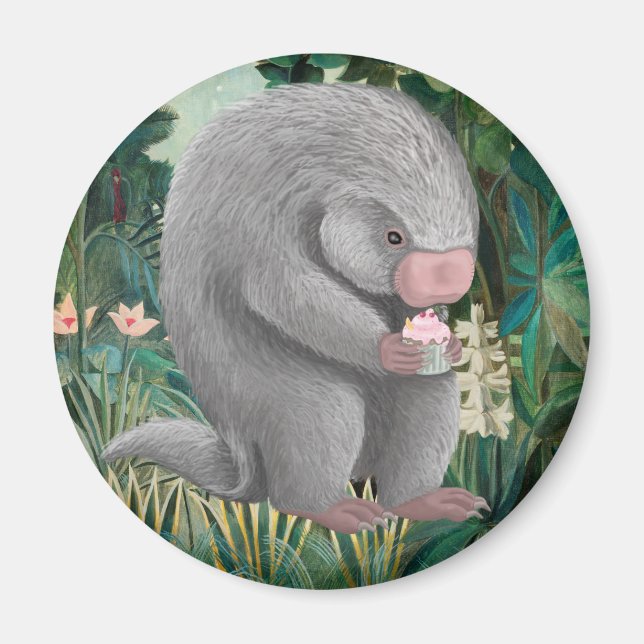 Fluffy Porcupine Magnet (Vorne)