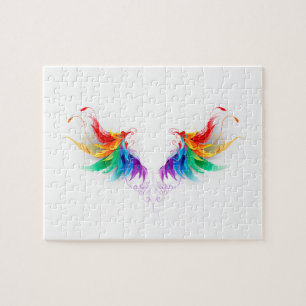 Fluffy Rainbow Wings