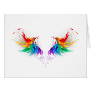 Fluffy Rainbow Wings