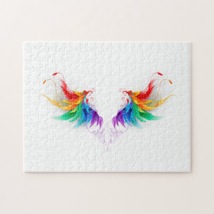 Fluffy Rainbow Wings