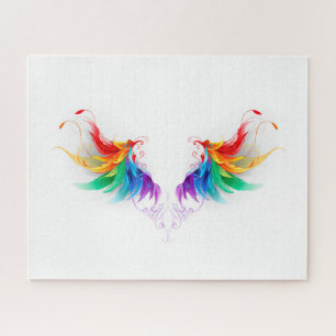 Fluffy Rainbow Wings