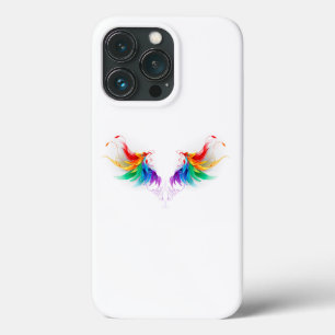 Fluffy Rainbow Wings Case-Mate iPhone Hülle