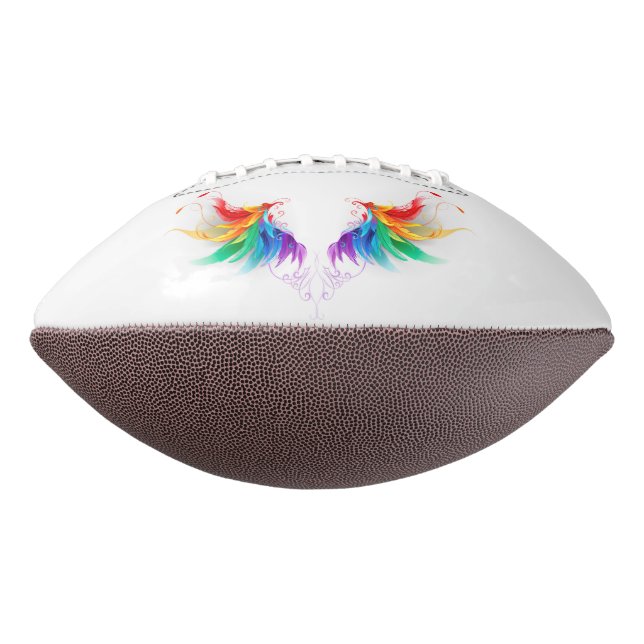 Fluffy Rainbow Wings Football (Gedreht 270)