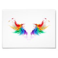 Fluffy Rainbow Wings