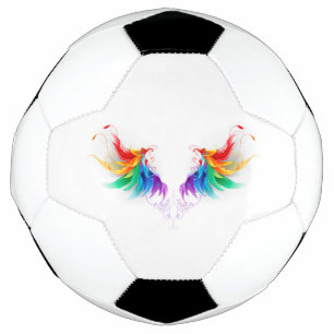 Fluffy Rainbow Wings Fußball