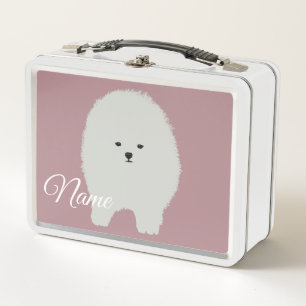 Fluffy Spitz Dog Metall Brotdose