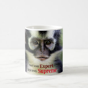 Fluffy Thomas Leaf Affe Kaffeetasse