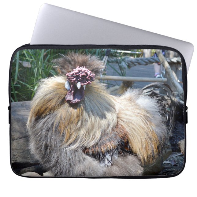 Fluffy Ugly Chicken, Laptop Sleeve (Vorderseite)