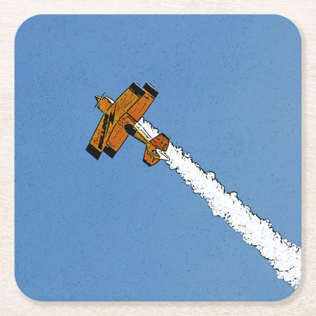 Flug 1 Küste Rechteckiger Pappuntersetzer (Vorderseite)