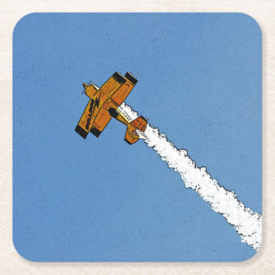 Flug 1 Küste Rechteckiger Pappuntersetzer