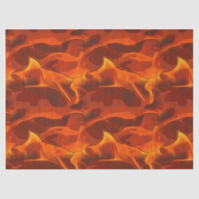 Flug 2 Indianer Seidenpapier (Vorderseite)