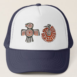 Flug 2 Indianer Truckerkappe