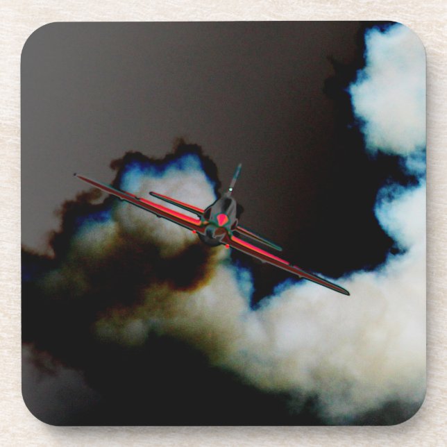 Flug 3 Küstenercnm Getränkeuntersetzer (Vorderseite)