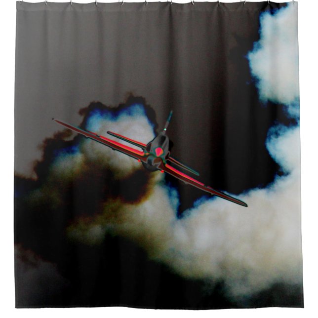Flug 3 sccnm duschvorhang (Vorderseite)