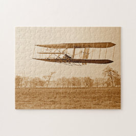Flug 85 Orville Wright Bi-Flugzeug C 1904 Sepia