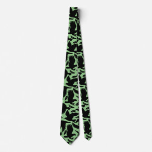 Flug der Adler schwarz.w L Green BG Krawatte
