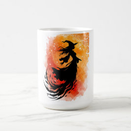 Flug des einfarbigen Schattentextes Kaffeetasse