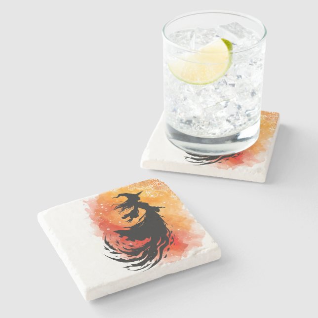 Flug des einfarbigen Schattentextes Steinuntersetzer (Seitenansicht)