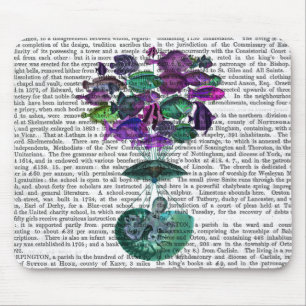 Flug des Fisch-Heißluft-Ballons Mousepad