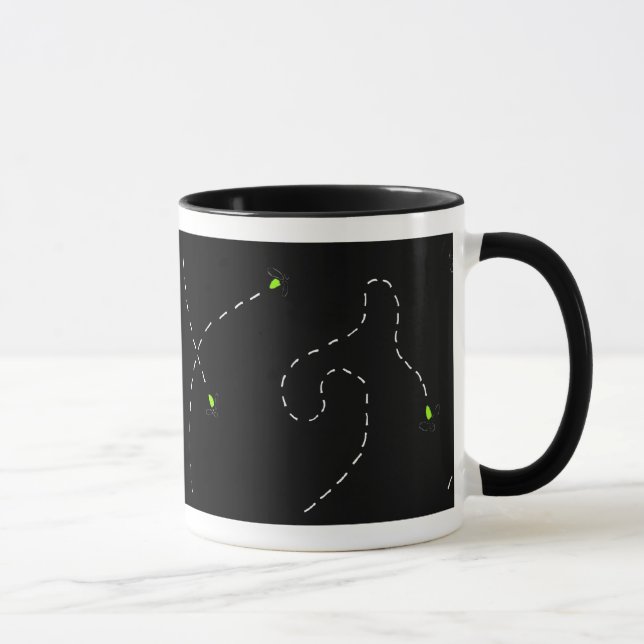 Flug des Leuchtkäfers Tasse (Rechts)
