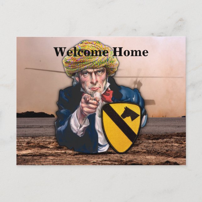 "Flug-Höhle 1. Kavallerieabteilung" Postkarte (Vorderseite)