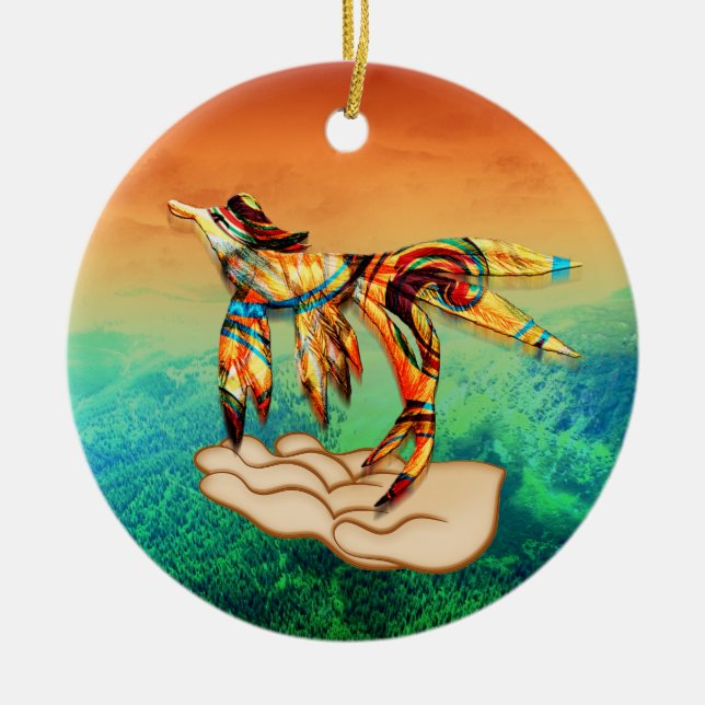 Flug Keramikornament (Vorne)