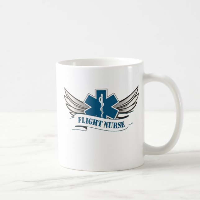Flug-Krankenschwester-Kaffee-Tasse Kaffeetasse (Rechts)