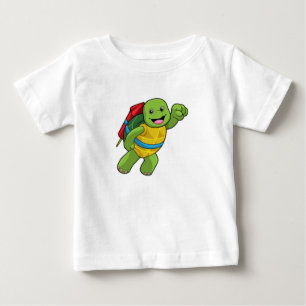 Flug mit Rakete Baby T-shirt