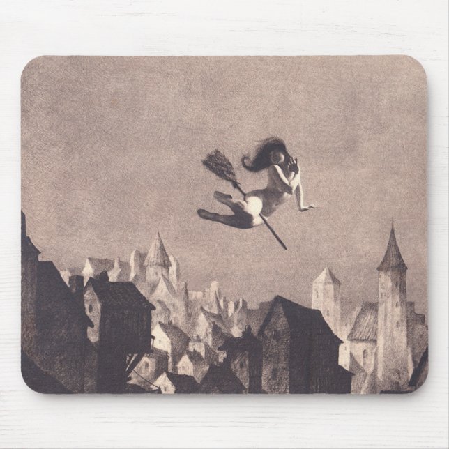 Flug nach Sabbat William Mortensen Mousepad (Vorne)
