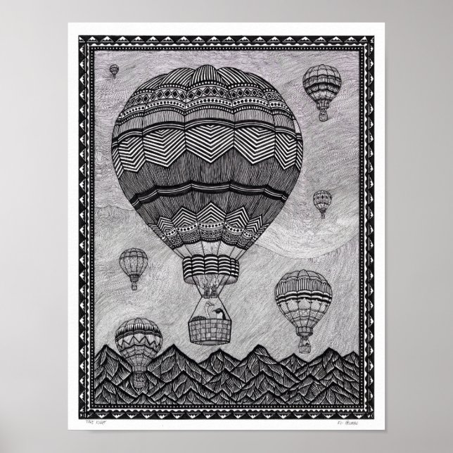 Flug nehmen poster (Vorne)