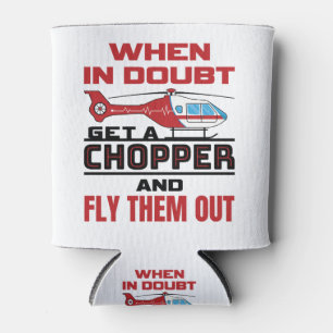 Flug paramedidisch, wenn im Zweifel Chopper erhalt Dosenkühler