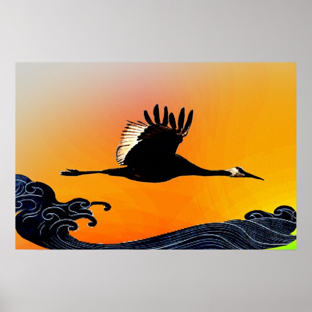 Flug über Ozeane Poster (Vorne)