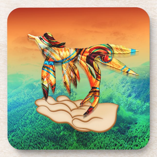 Flug Untersetzer (Vorderseite)