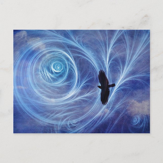 Flug von Icarus Postkarte (Vorderseite)