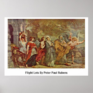 Flug von Peter Paul Rubens Poster