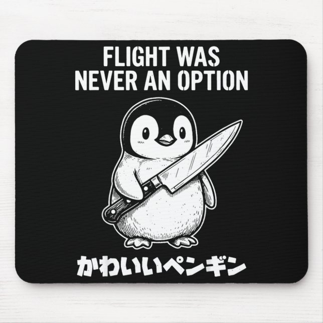 Flug war nie eine Option  Mousepad (Vorne)