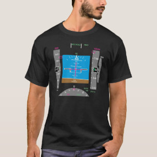 FLUGanzeigen-Avionikt-stück Boeings 747 PFD Prim T-Shirt