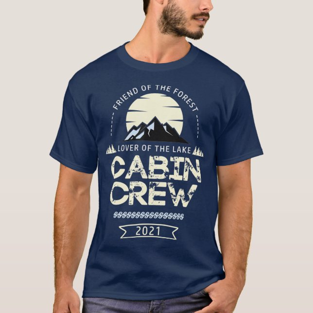 Flugbegleiter für die Crew der Familie T-Shirt (Vorderseite)