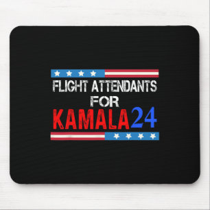Flugbegleiter für Kamala Harris 2024 Mousepad