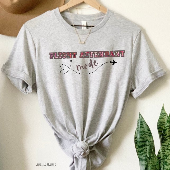 Flugbegleiter-Modus T-Shirt (Von Creator hochgeladen)
