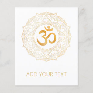 FLUGBLATT: GOLD MANDALA & OHM FLYER