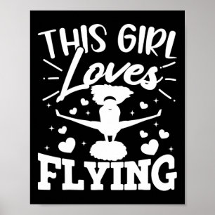 Flugblatt Jubel Cheerleaderin Cheerleading Dieses Poster