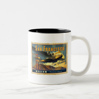 Flugboot Martins 130 Zweifarbige Tasse