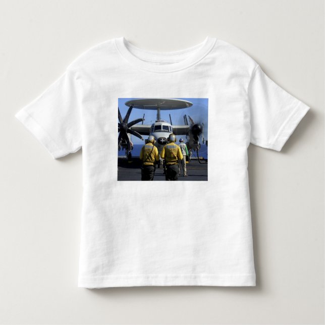 Flugdeck-Direktoren Kleinkind T-shirt (Vorderseite)